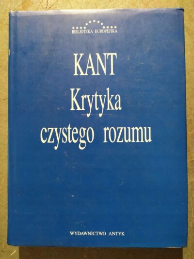 Kant krytyka czystego rozumu