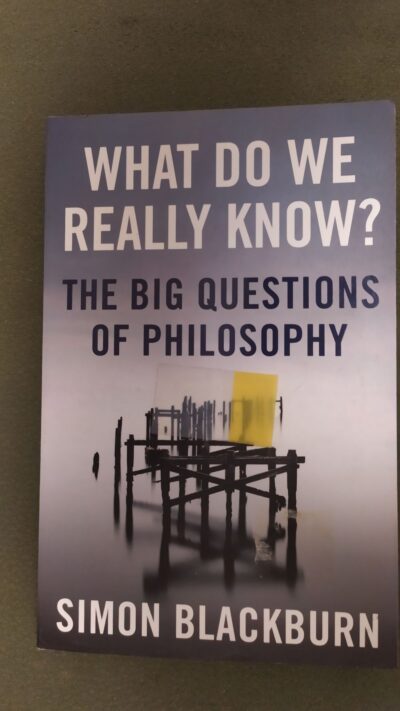 WHAT DO WE REALLY KNOW   BLACKBURN