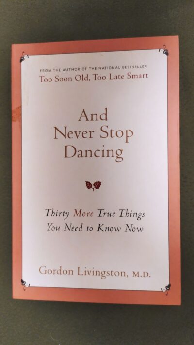 AND NEVER STOP DANCING  LIVINGSTON