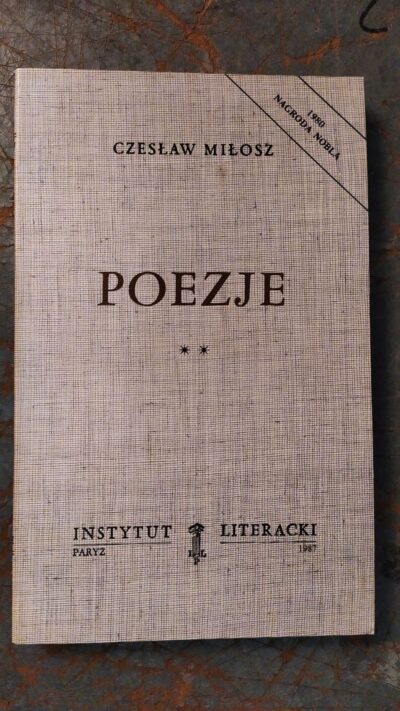 POEZJE   CZESŁAW MIŁOSZ